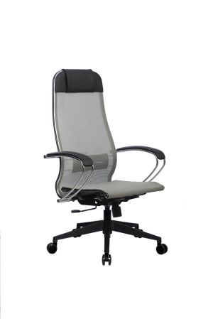 Кресло МЕТТА-12(MPRU)/подл.131/осн.002, серый