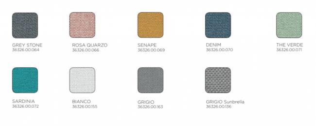 Подушка для кресла Net белый 460х485х35 мм