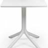Стол пластиковый обеденный Clip 70 белый 700х700х750 мм