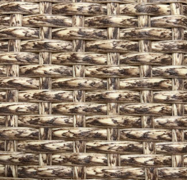 Шезлонг-лежак плетеный с матрасом Mantera бежевый люкс, светло-бежевый 2000х700х350 мм