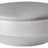 Пуф пластиковый светящийся Gio Puff Lighting белый, светло-серый Ø1450х530 мм