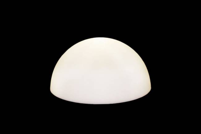 Светильник пластиковый уличный Полусфера 1/2 Globo 50 Lighting OUT белый Ø500х250 мм Светильник пластиковый уличный Полусфера 1/2 Globo 50 Lighting OUT белый Ø500х250 мм