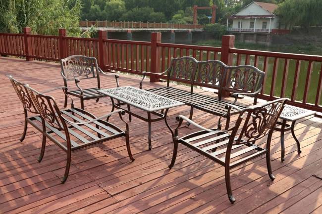 Комплект для отдыха Madrid 7 из литого алюминия