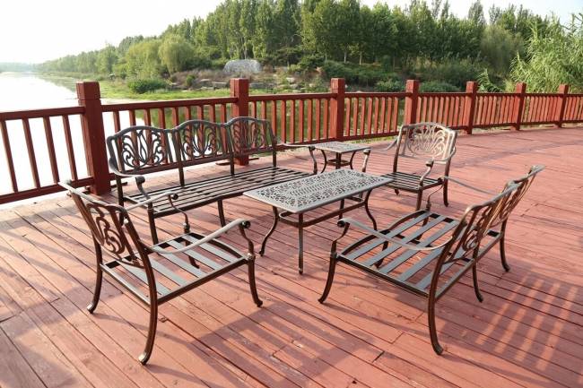 Комплект для отдыха Madrid 7 из литого алюминия