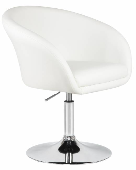 Кресло дизайнерское DOBRIN EDISON, белый