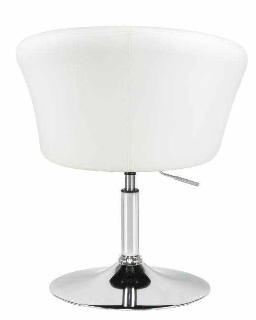 Кресло дизайнерское DOBRIN EDISON, белый