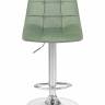 Стул барный DOBRIN TAILOR, пудрово-мятный велюр (MJ9-87)