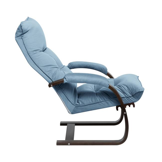 Кресло-трансформер Leset Монако Орех текстура V47 синий