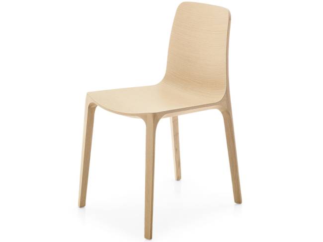 Стул деревянный Frida беленый дуб 450х530х795 мм Стул деревянный Frida беленый дуб 450х530х795 мм