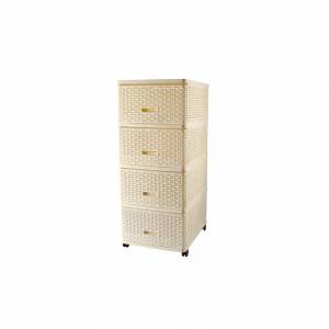 Комод плетенный "Стиль", бежевый