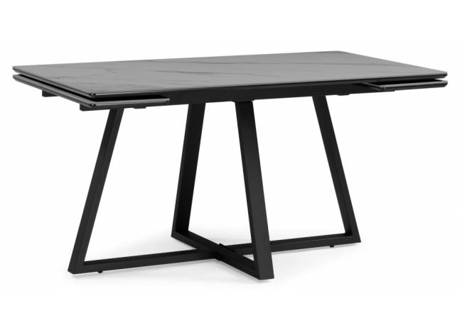 Памелла 140(200)х80 серый мрамор larka grey / черный