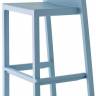Стул барный пластиковый Kate голубой 475х475х975 мм