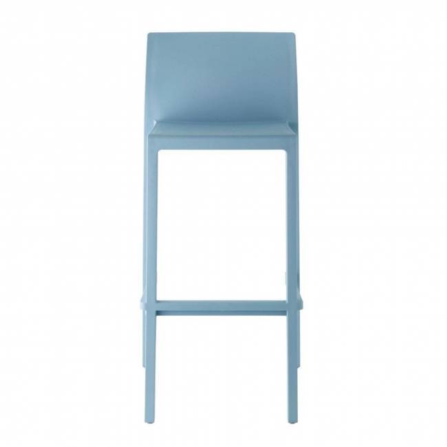 Стул барный пластиковый Kate голубой 475х475х975 мм