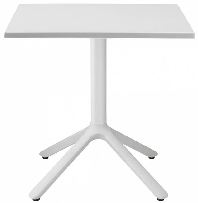 Стол пластиковый обеденный Eco Fixed лен 700х700х750 мм Стол пластиковый обеденный Eco Fixed лен 700х700х750 мм