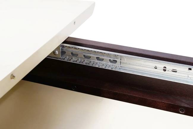 Стол Сканди 120, Венге/Слоновая кость