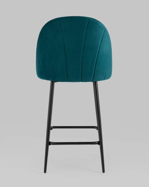 Стул полубарный Логан SN велюр изумрудный