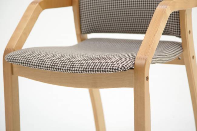 Стул-кресло Джуно 2.0 натур/гусиная лапка Стул-кресло Джуно 2.0 натур/гусиная лапка