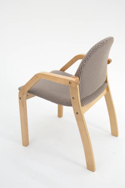 Стул-кресло Джуно 2.0 натур/гусиная лапка Стул-кресло Джуно 2.0 натур/гусиная лапка