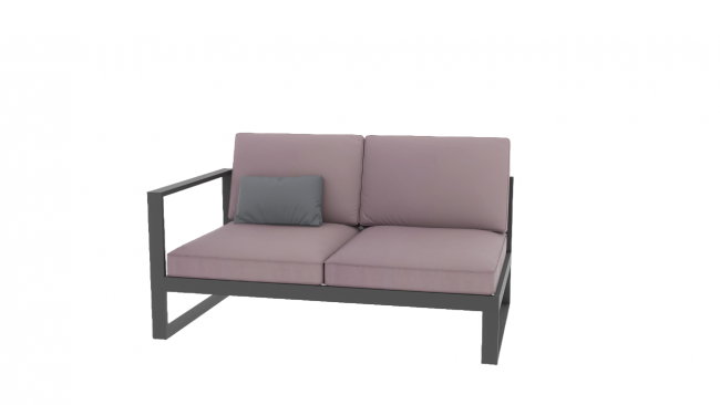 Диван "Лагуна" 2-х местный с правым подлокотником G401.2Е04