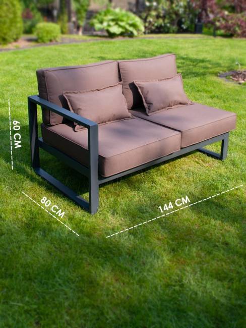 Диван "Лагуна" 2-х местный с правым подлокотником G401.2Е04