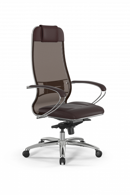 Кресло Samurai L1-2K - TS+Infinity /Uc00/Wm06/K2cL(M06.B31.G04.W03), темно-коричневый