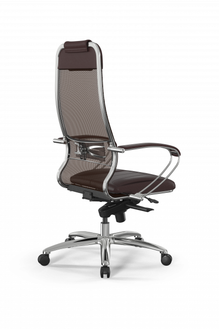 Кресло Samurai L1-2K - TS+Infinity /Uc00/Wm06/K2cL(M06.B31.G04.W03), темно-коричневый