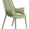 Кресло пластиковое лаунж Ibiza Basic нефритовый 720х670х910 мм