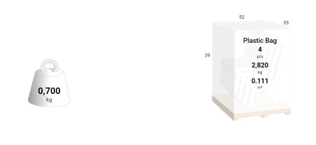 Подушка для спинки кресла Portofino черный 550х480х50 мм