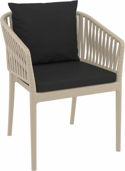 Подушка для спинки кресла Portofino черный 550х480х50 мм