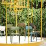 Стул пластиковый Trill Bistrot белый 500х515х825 мм
