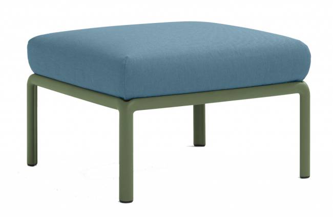 Пуф пластиковый с подушкой Komodo Pouf агава, синий 700х700х490 мм Пуф пластиковый с подушкой Komodo Pouf агава, синий 700х700х490 мм