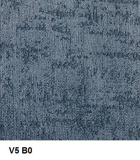 Стул деревянный с обивкой Natural Finn черный ясень, синий 490х540х790 мм