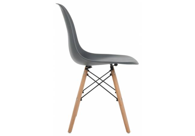 Стул деревянный Eames PC-015 grey
