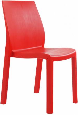 Стул пластиковый Yummy красный 470х535х845 мм