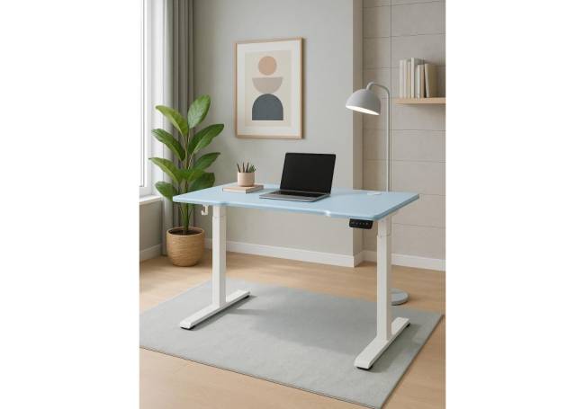 Маркос 140х80 голубой / белый