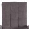 Кресло TRENDY (22) серый флок/ткань