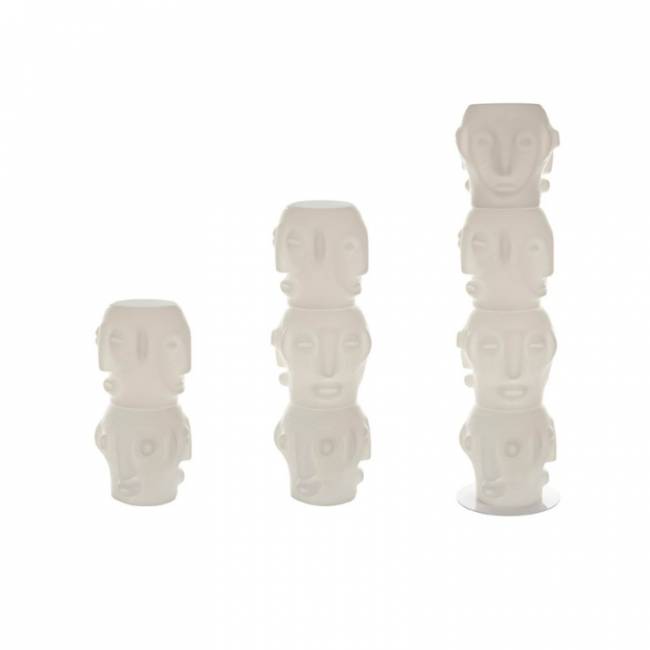 Торшер пластиковый Threebu Totem 2 Lighting LED белый 450х450х900 мм