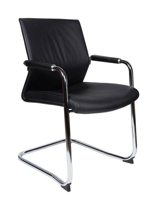 Кресло офисное / Петра  CF / Petra CF / черная экокожа