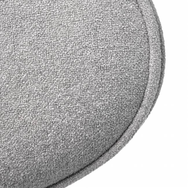 Стул полубарный Lucas 3 серый букле ножки цвета орех