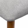 Стул полубарный Lucas 3 серый букле ножки цвета орех
