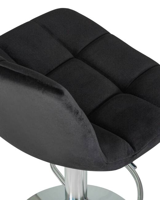 Стул барный DOBRIN TAILOR, черный велюр (MJ9-101)