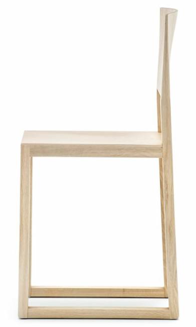 Стул деревянный Brera беленый дуб 350х425х805 мм