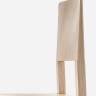Стул деревянный Brera беленый дуб 350х425х805 мм
