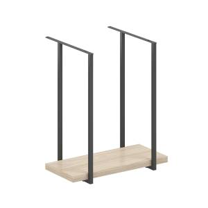 AG.191.AR.AN / Подвес под системный блок, 308(246)х480х540 / полка: акация равелло, мк: антрацит