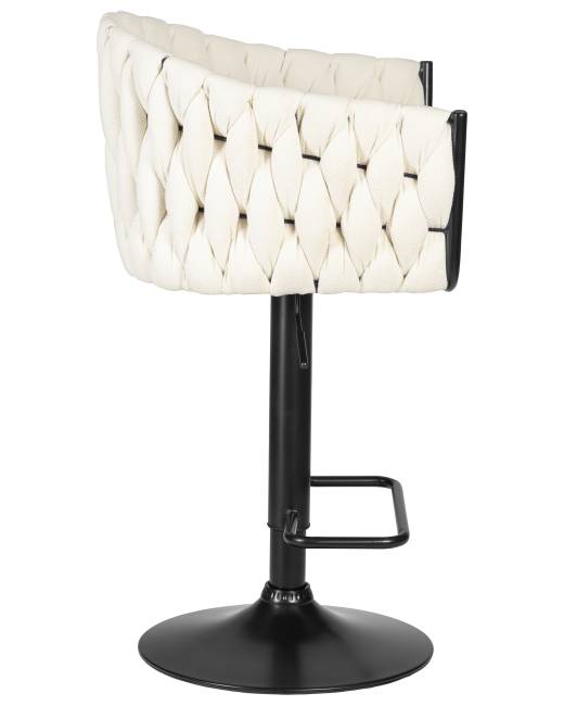 Набор 2 шт Стул барный DOBRIN LEON, кремовая ткань (LAR 275-33)