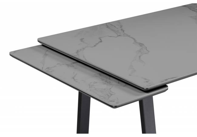 Джек 140(200)х80 серый мрамор larka grey / черный