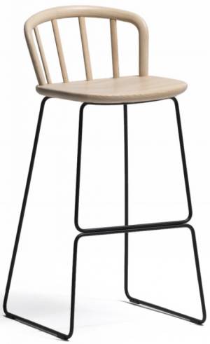 Стул деревянный барный Nym 505х490х980 мм