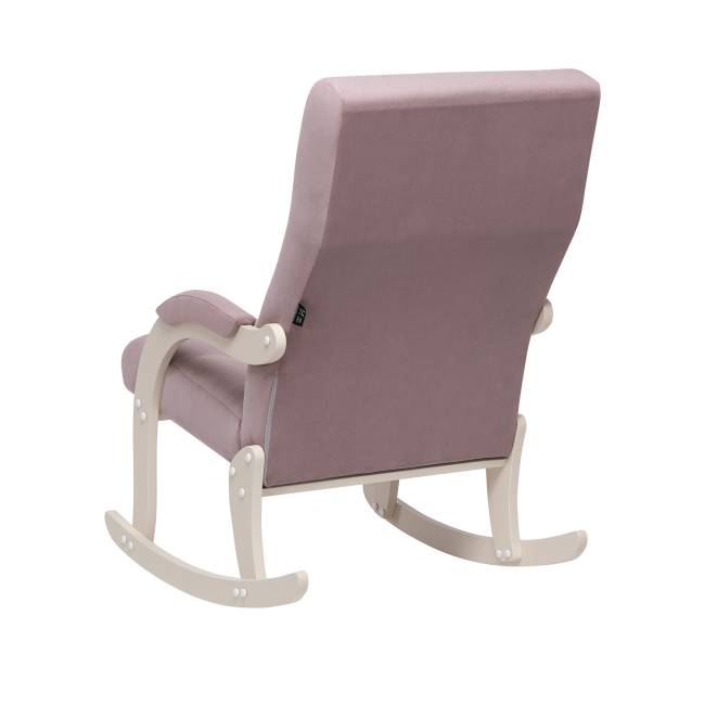 Кресло-качалка Leset Дэми Слоновая кость V11 сиреневый