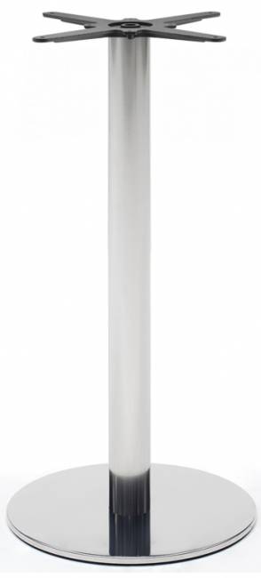 Подстолье металлическое барное Tiffany полированный стальной Ø450х1090 мм