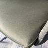 Стул KINNET 360 град. поворот.  MOHAIR-353 / CASTEL-39 Зеленый,ткань/ Тем.-серый каркас, ®DISAUR